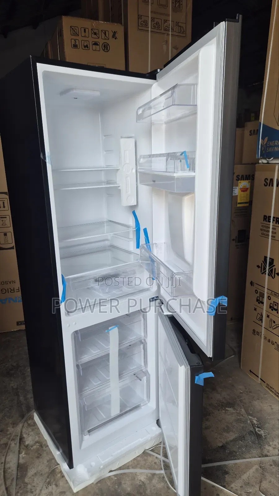 Nasco Double Door Fridge 309litres