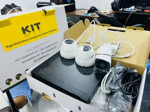 CCTV Camera Kit 4 Channel 4mp NVR With Cables Wires (Plug Play)