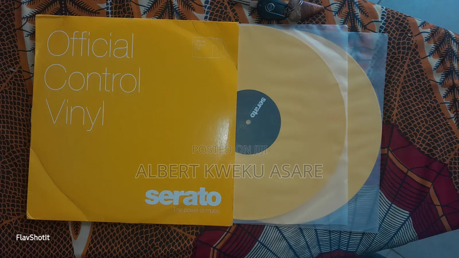 Serato Dj 12" Yellow Control Vinyl (Pair)