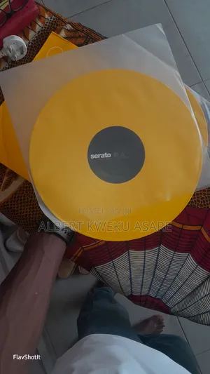Serato Dj 12" Yellow Control Vinyl (Pair)
