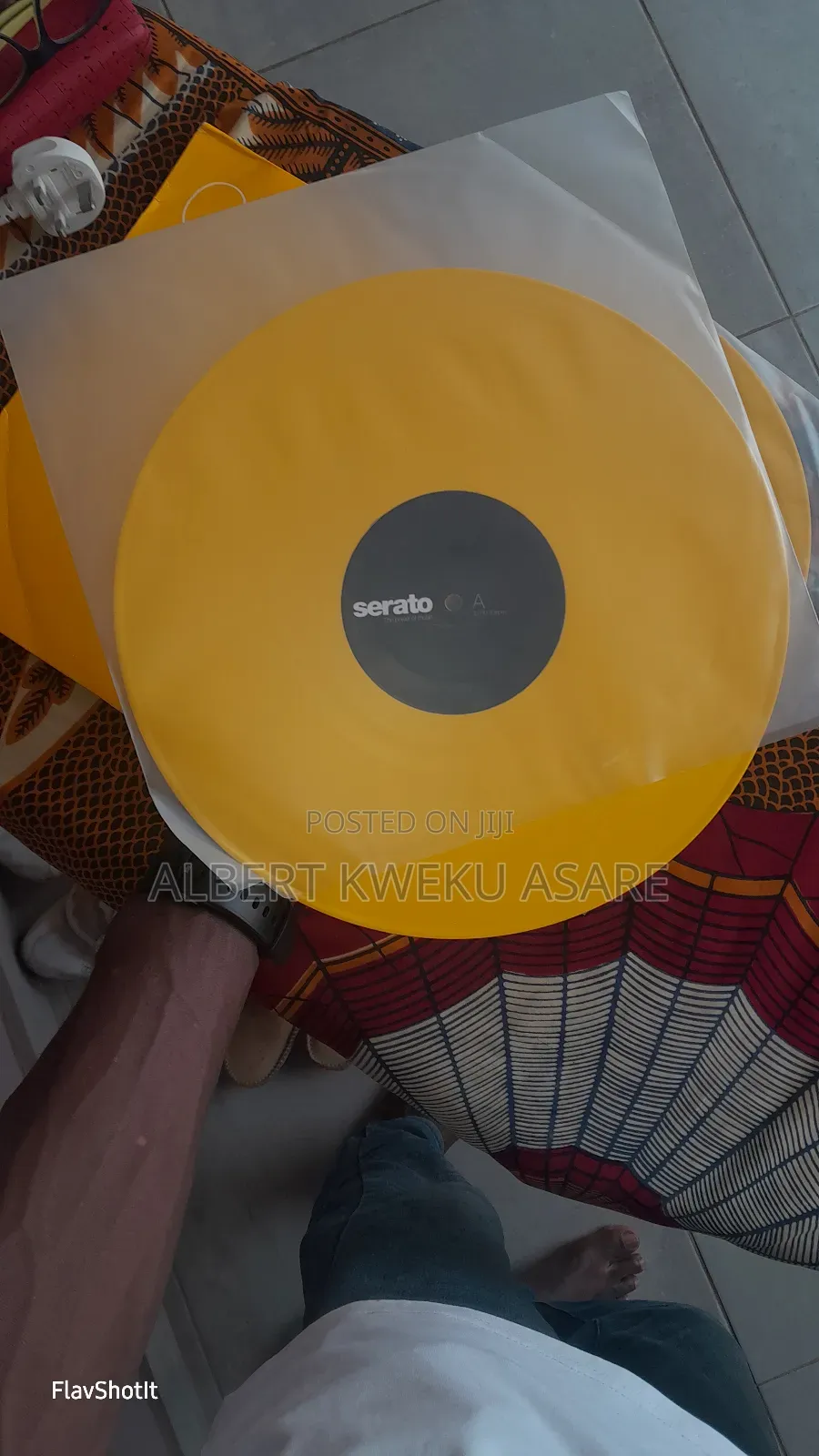 Serato Dj 12" Yellow Control Vinyl (Pair)