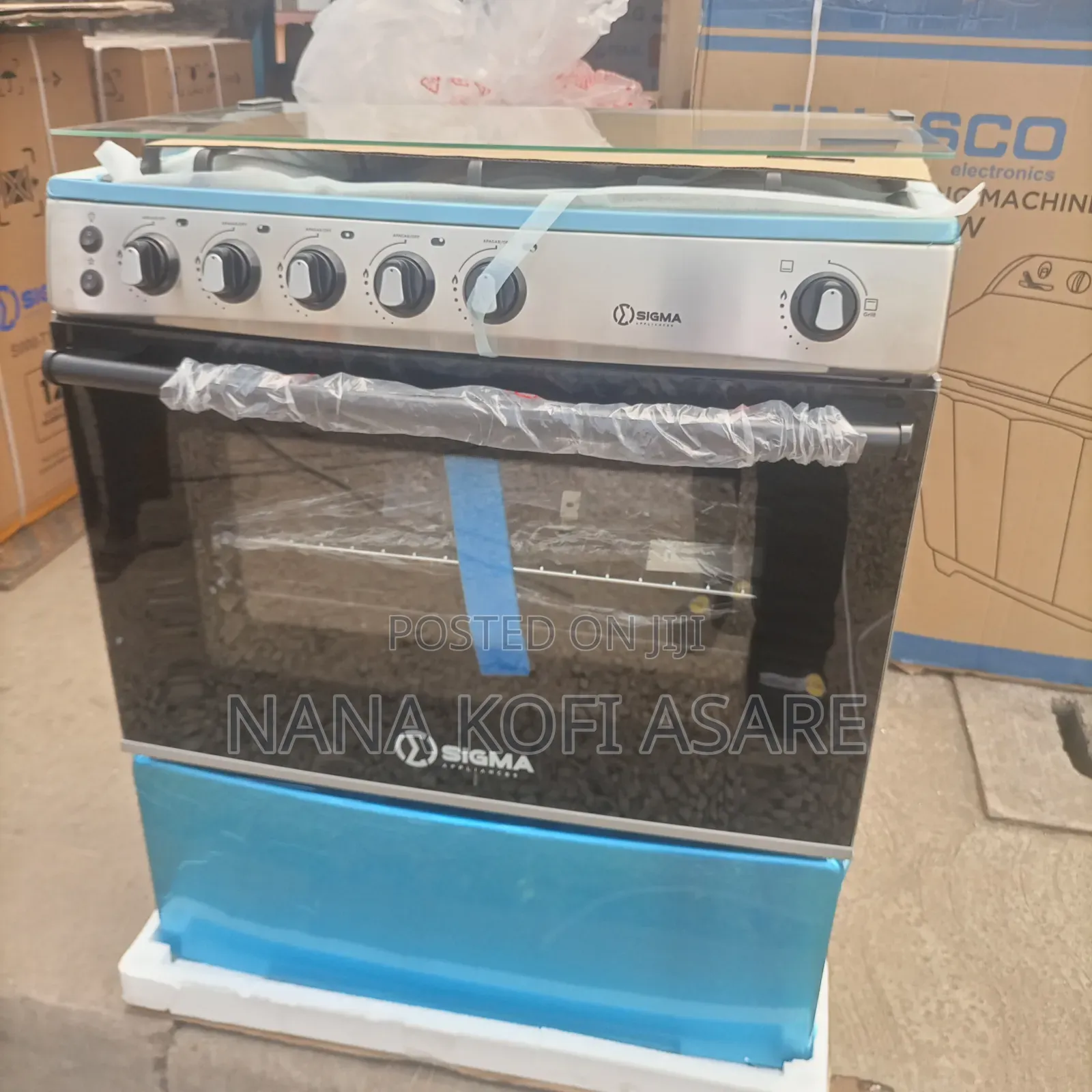 Sigma 80x60 5 Burners Gas Cooker