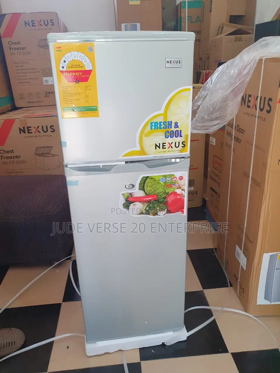 Nexus 132 L Top Freezer Fridge