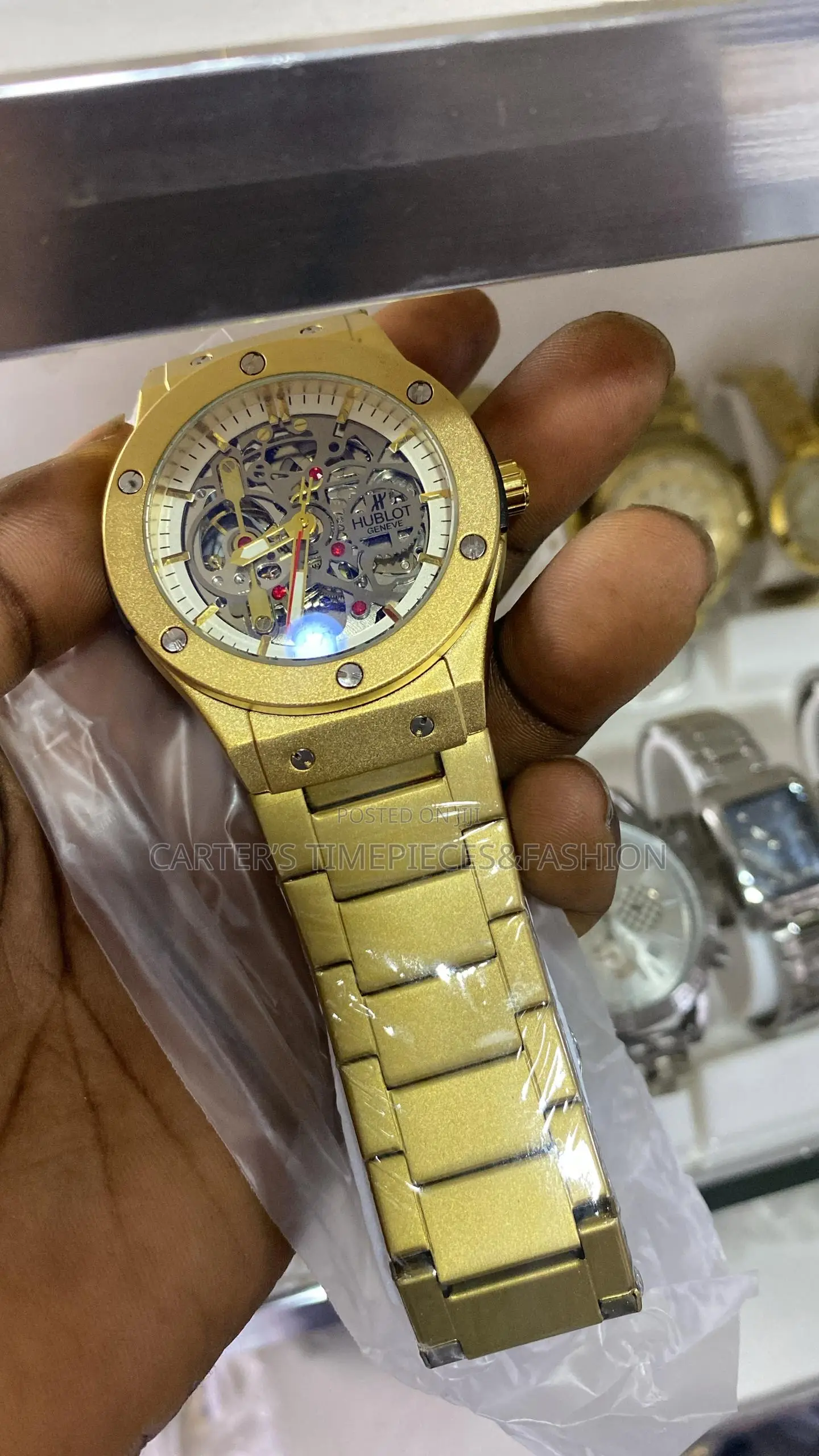 Hublot Geneve Chain Strap Engine Watch