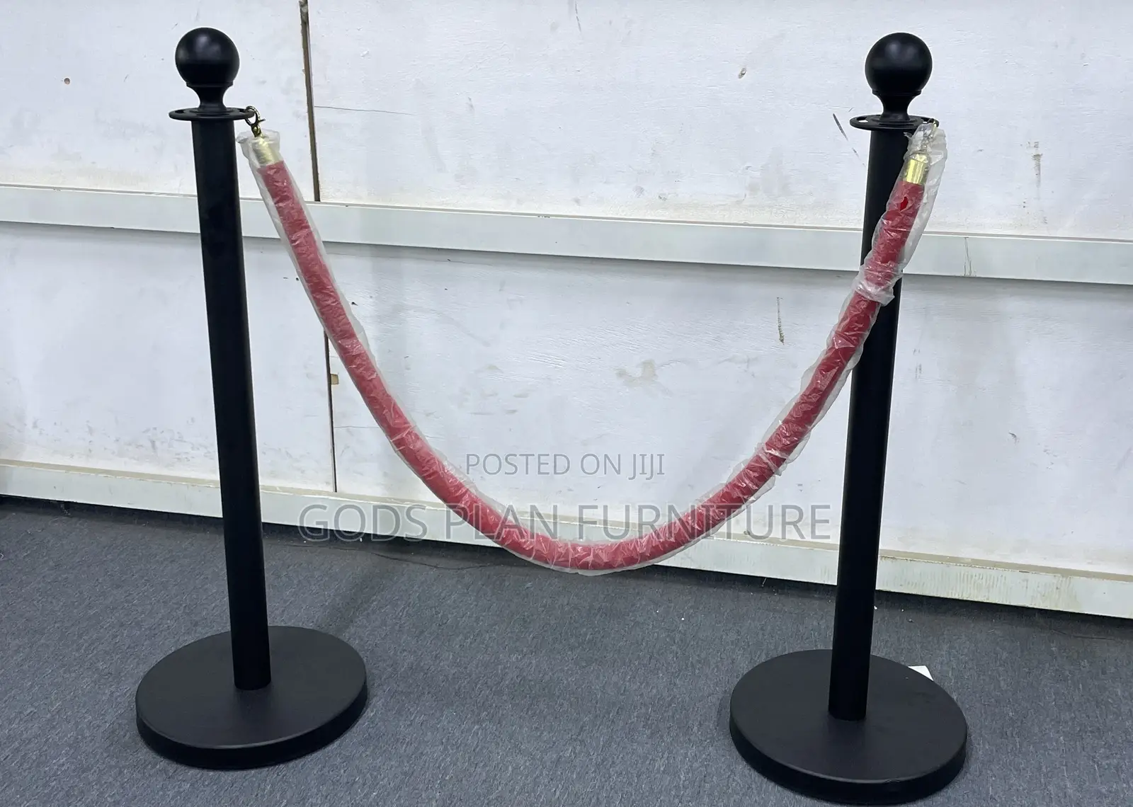 Black Stanchion / Barrier/ Barricade