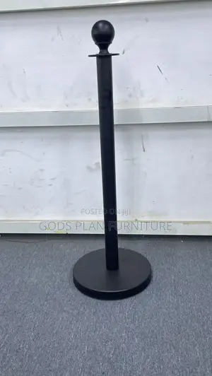 Black Stanchion / Barrier/ Barricade