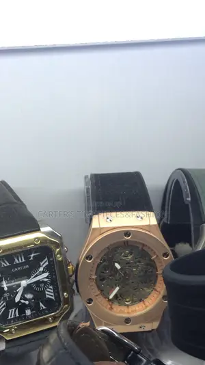 Hublot Geneve Leather Strap Engine Watches