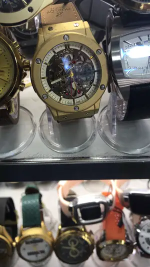 Hublot Geneve Leather Strap Engine Watches