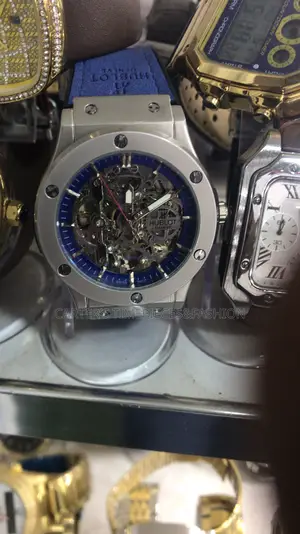 Hublot Geneve Leather Strap Engine Watches