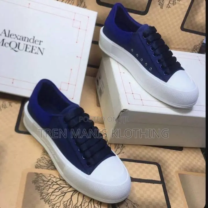 Alexander McQueen Sneakers Blue/White