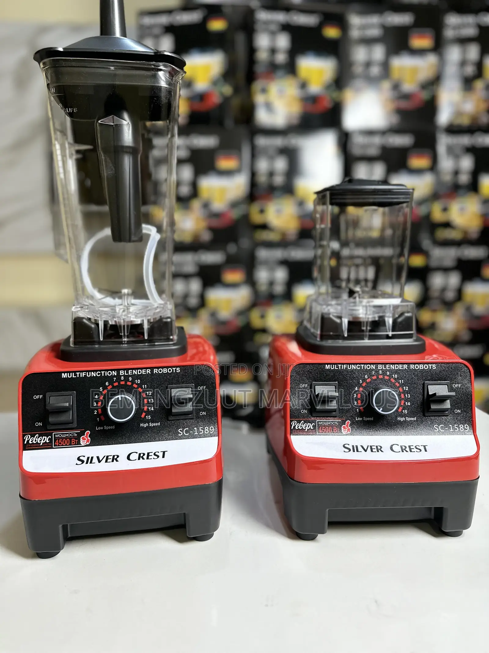 Original 2 in 1 Silver Crest Blender