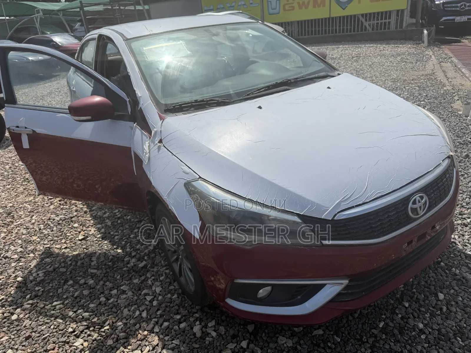 New Toyota Belta 2024 Burgundy