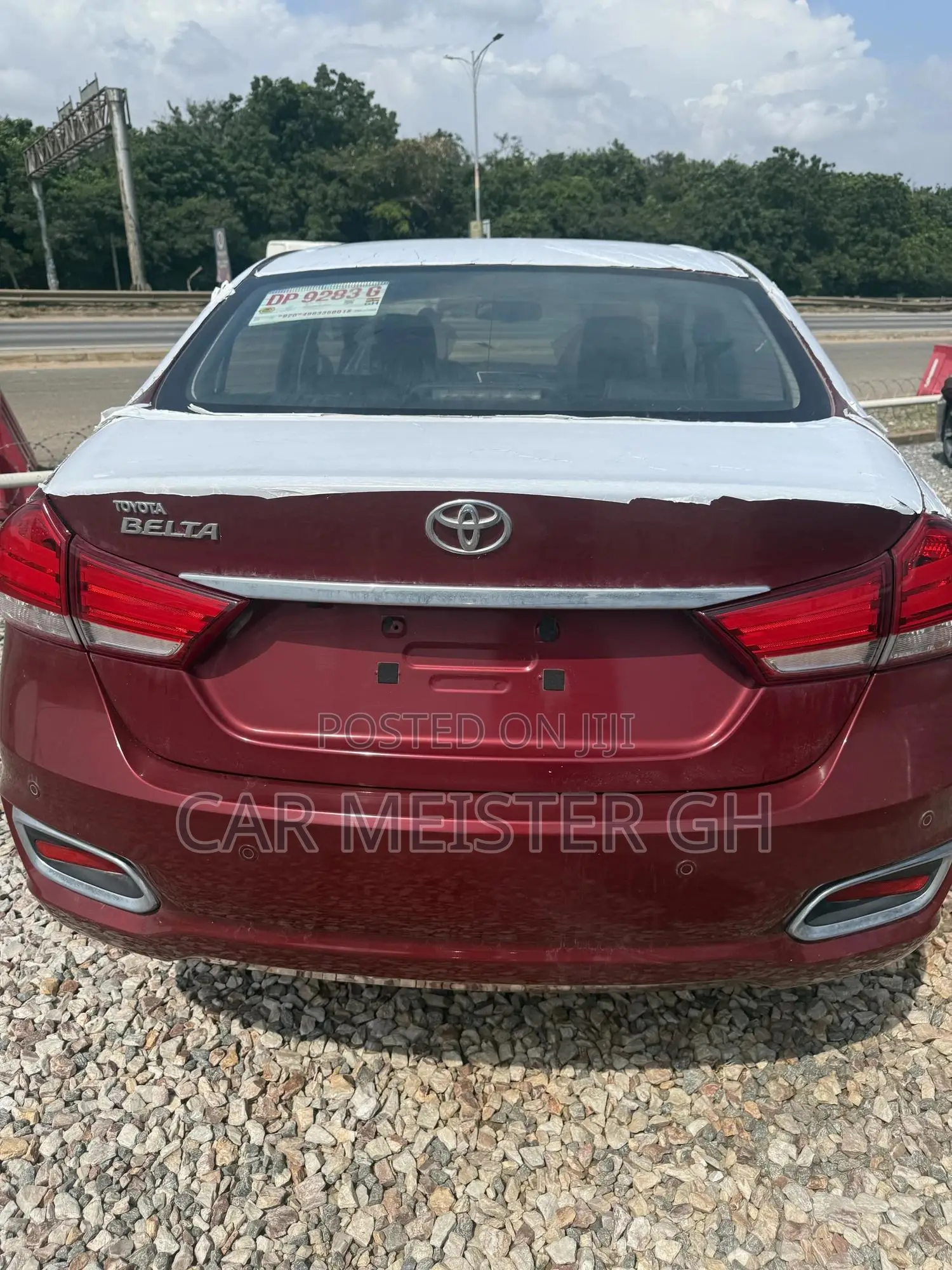 New Toyota Belta 2024 Burgundy