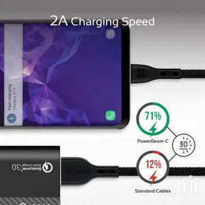 Promate Powerbeam-c Durable 2A Ultra-fast Charging Cable