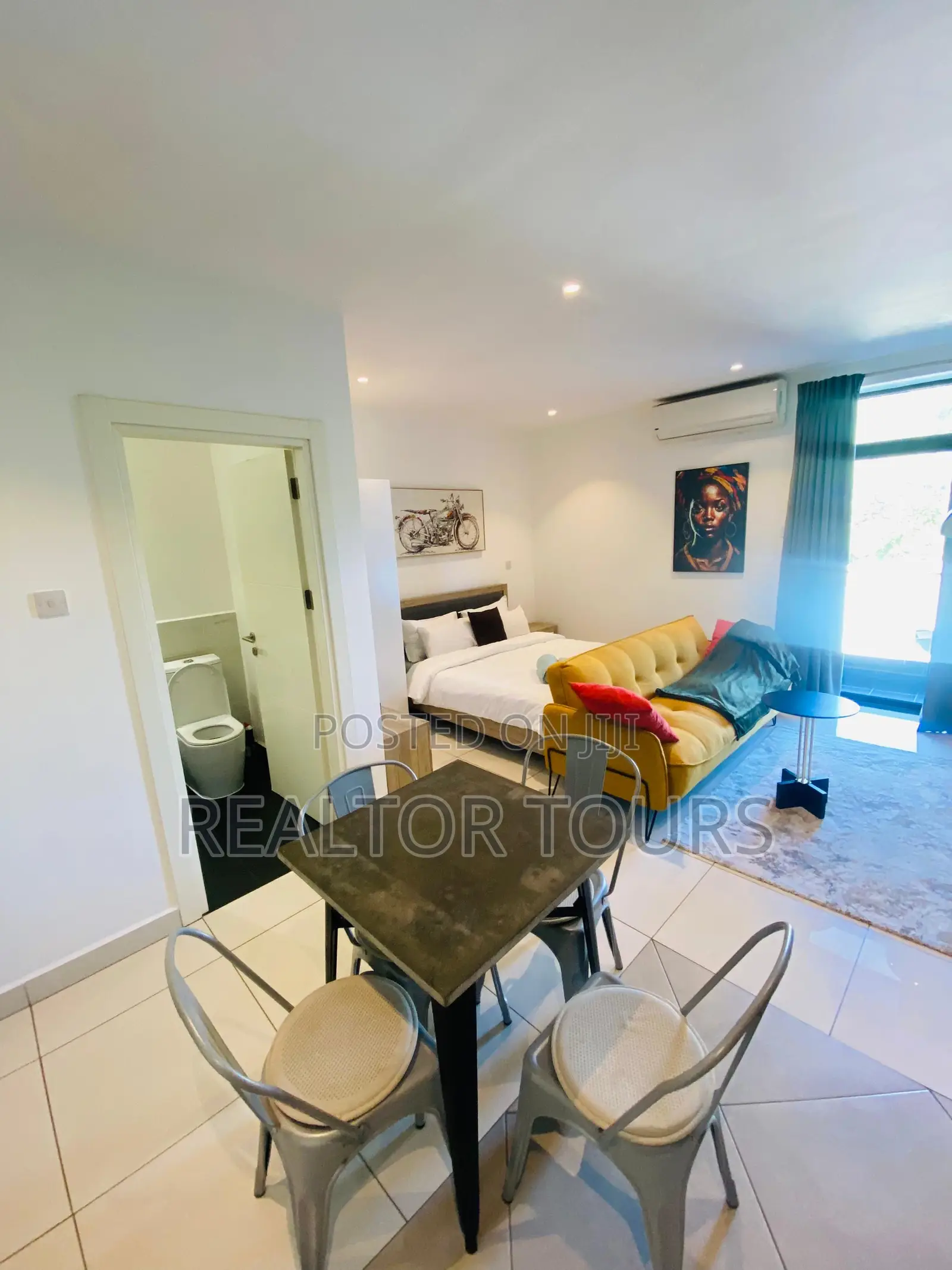 Furnished Studio Apartment in Cantonments for rent