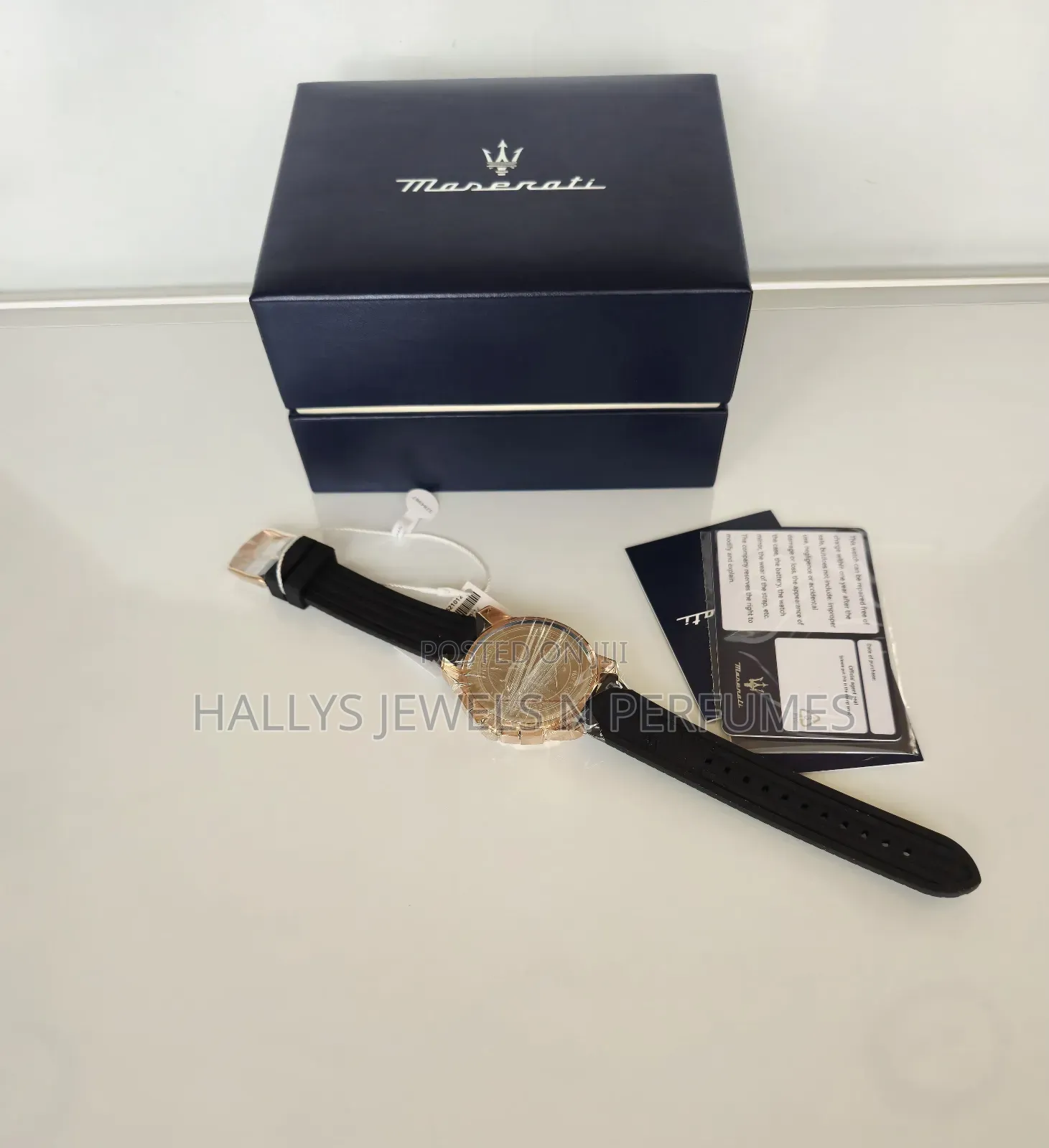 Maserati Successo Men's Watch, Silicone Strap