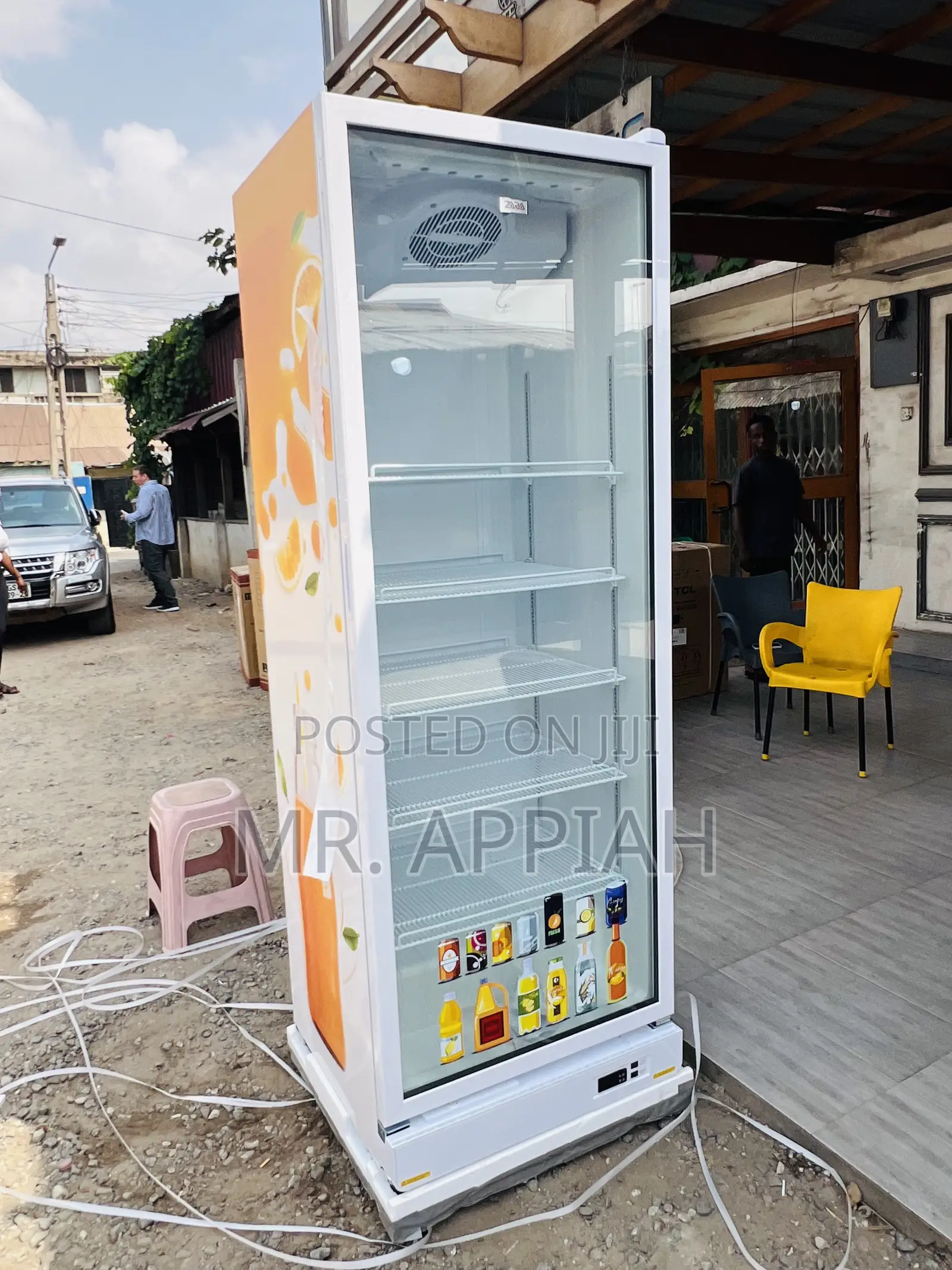 Energy Saving Zara-600dfg Single Door Beverage Cooler(591l)