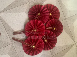 Bride's Maid Fan and Turban Combo