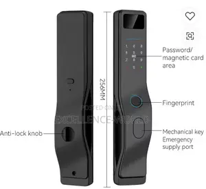 Smart Lock 3d Face Recognition, App, Card, Fingerprint, Password, Key