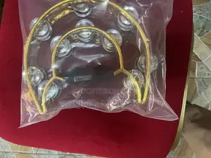 Gold Menil Tambourine