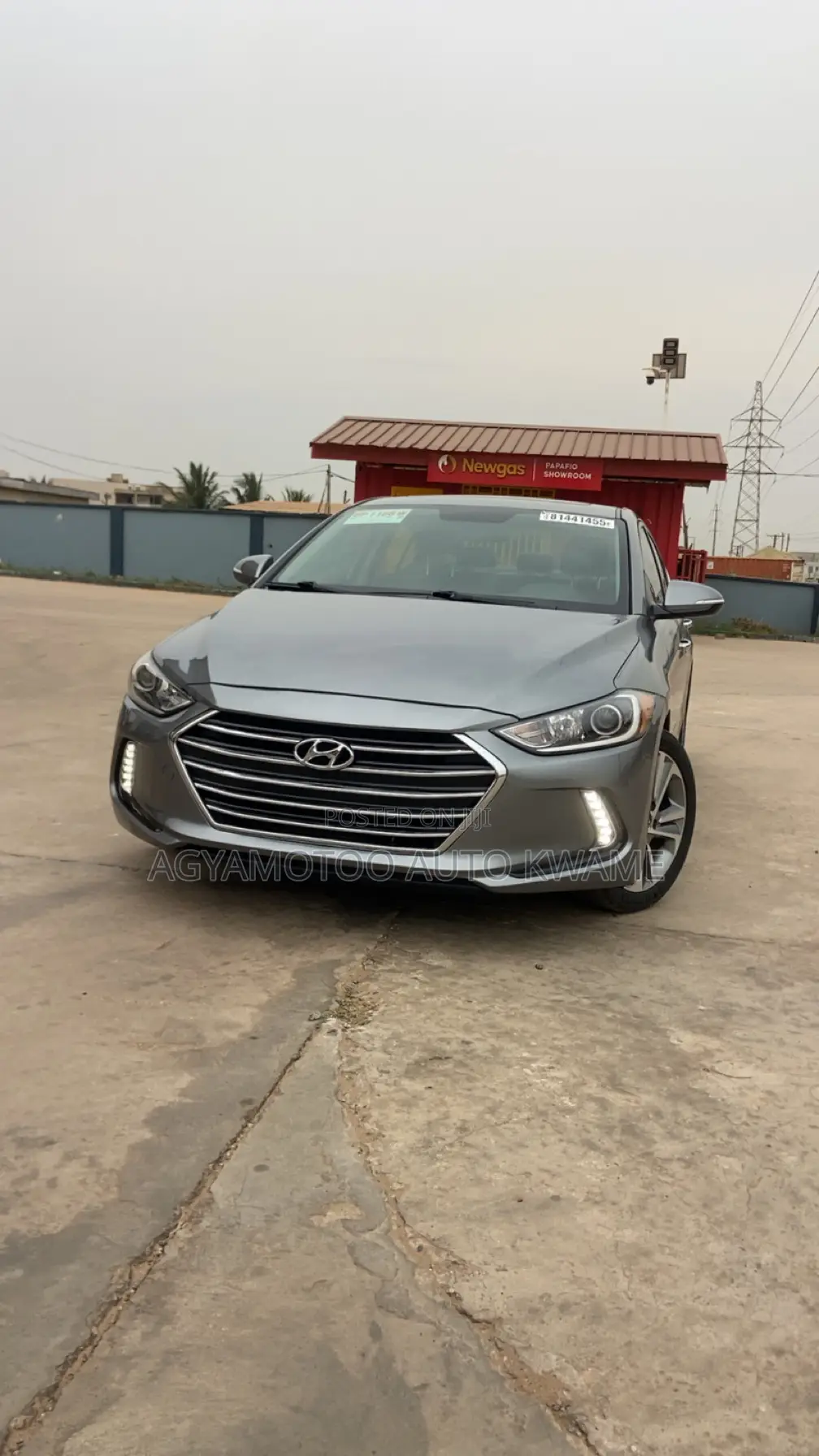 Hyundai Elantra Limited 2018 Gray