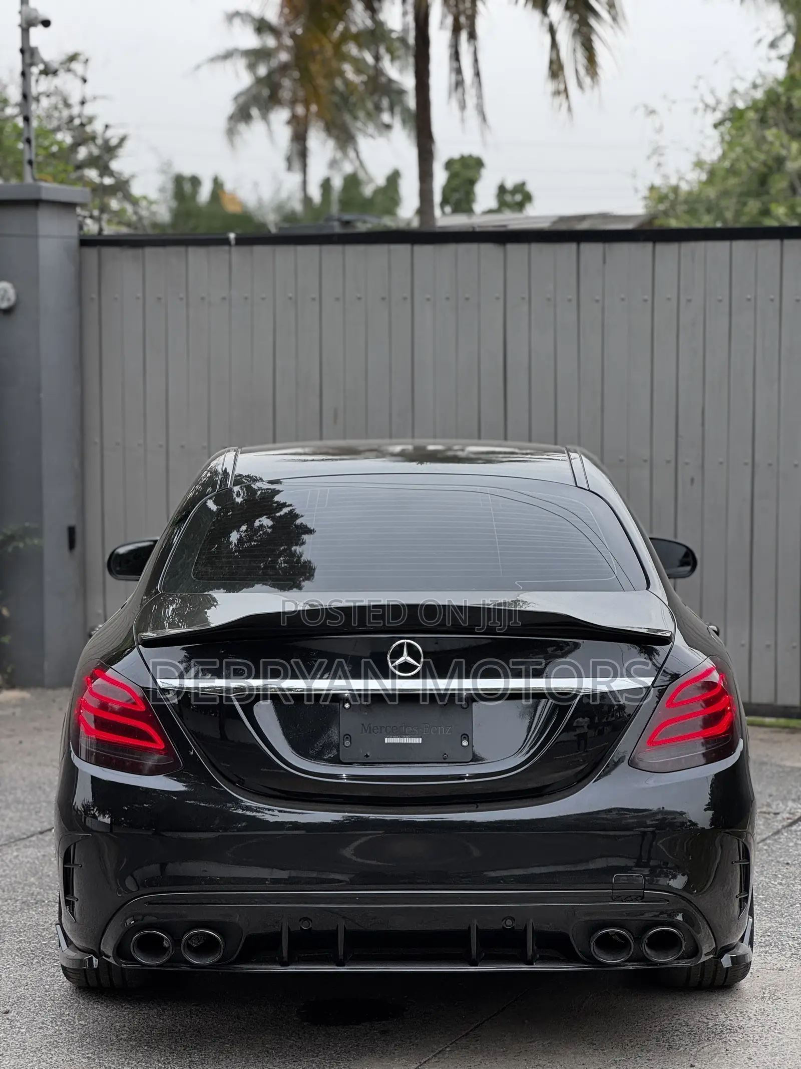 Mercedes-Benz C300 Sport 4Matic Sedan AWD (2.0L 4cyll 7A) 2016 Black