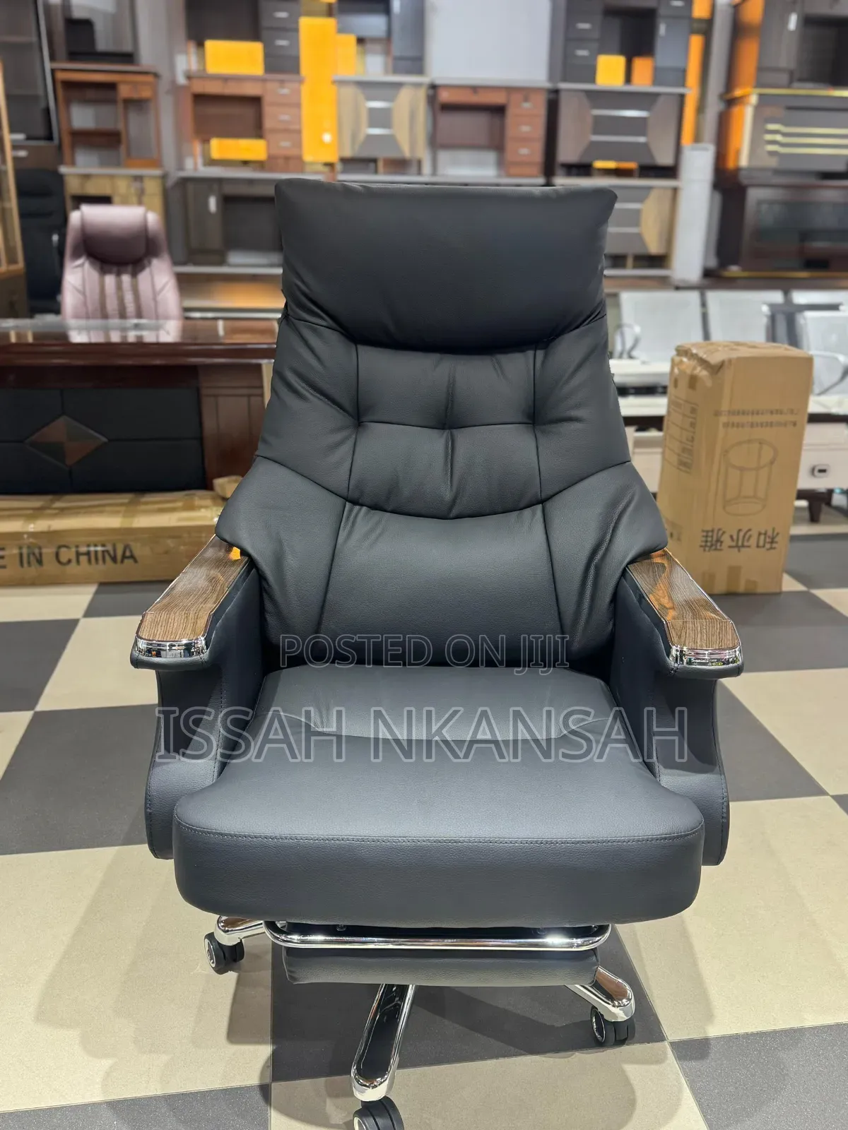 Leather High Back Boss Office Chair
