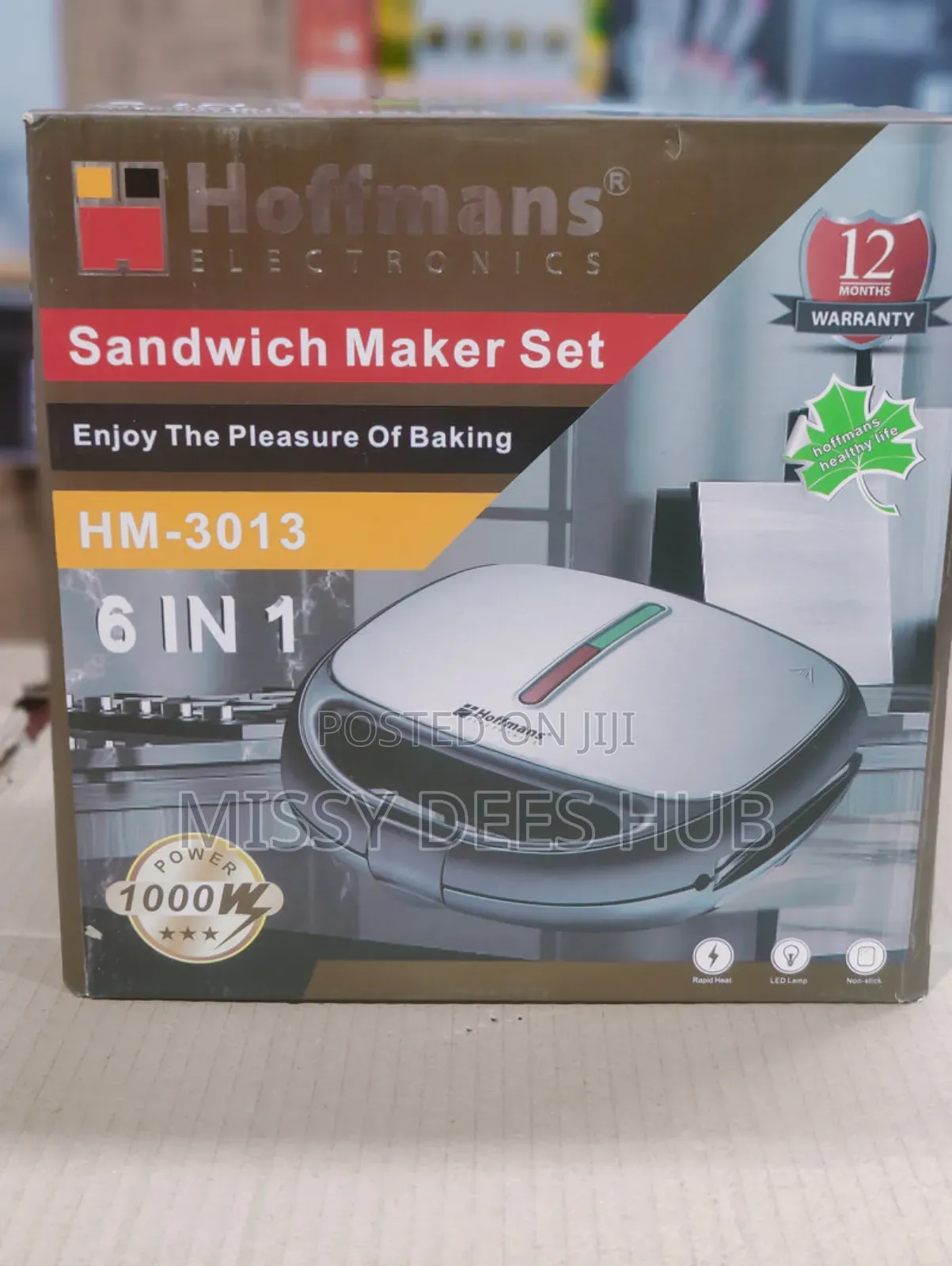 Hoffmans 6in1 Sandwich Maker