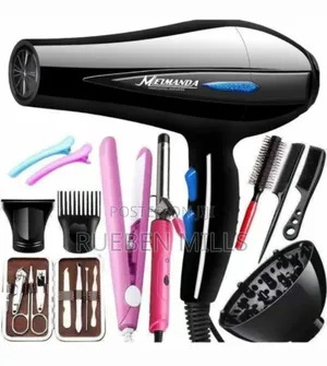Powerful 12 In 1 Hair Dryer With Complete Accessories