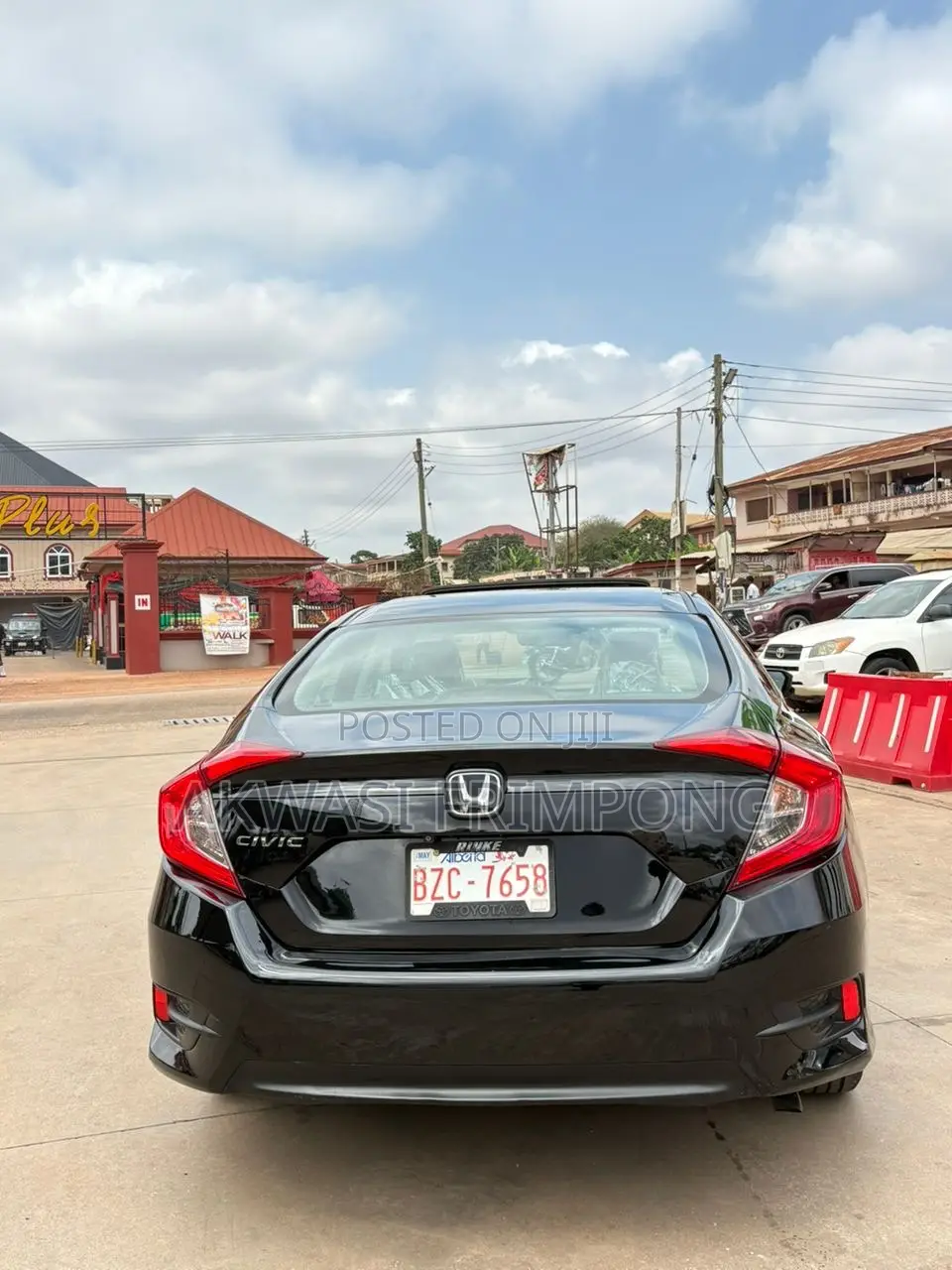 Honda Civic EX-L Sedan 2018 Black