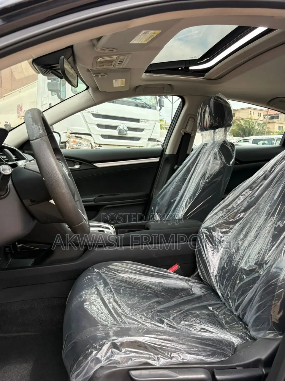 Honda Civic EX-L Sedan 2018 Black