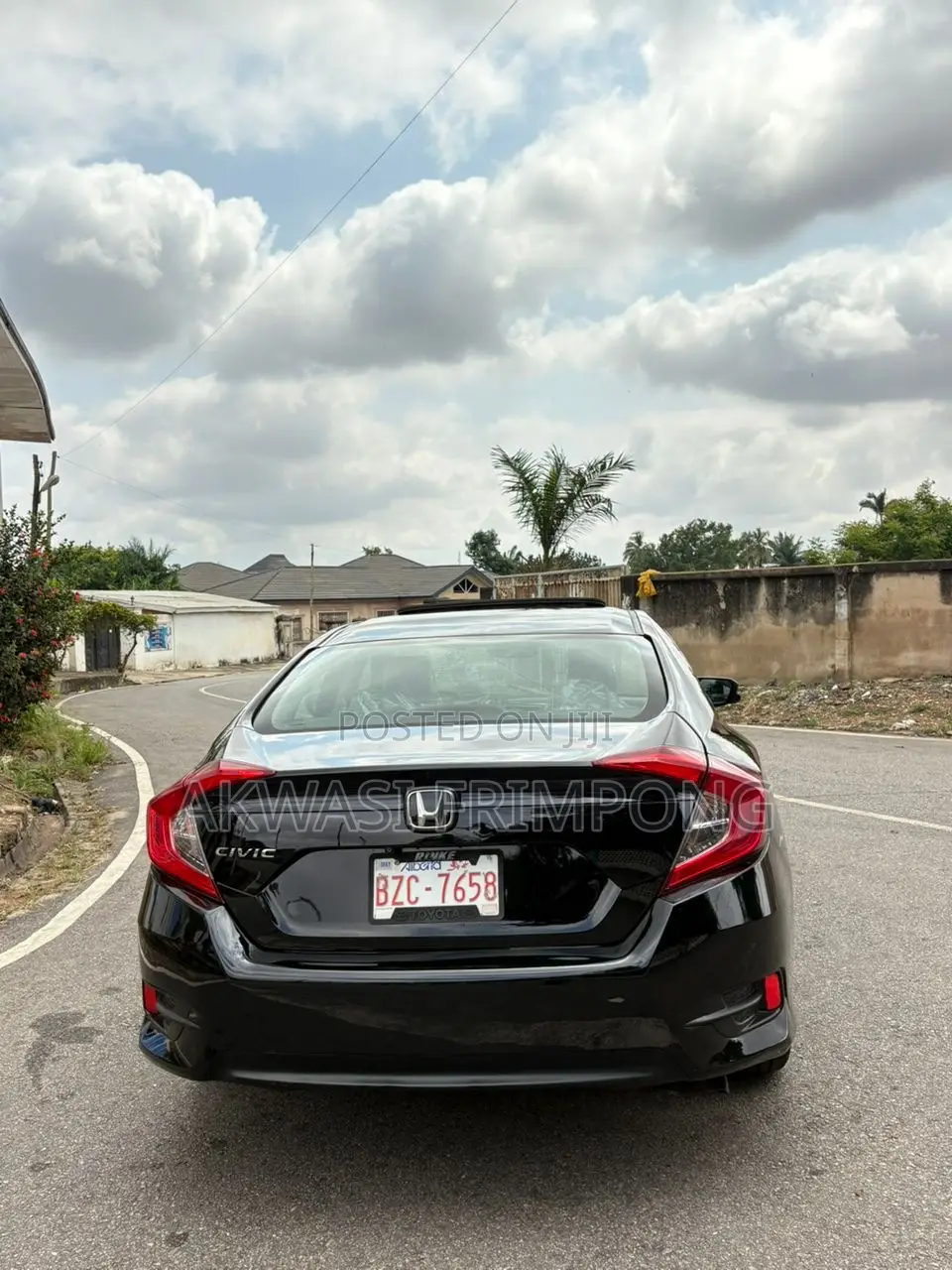 Honda Civic EX-L Sedan 2018 Black
