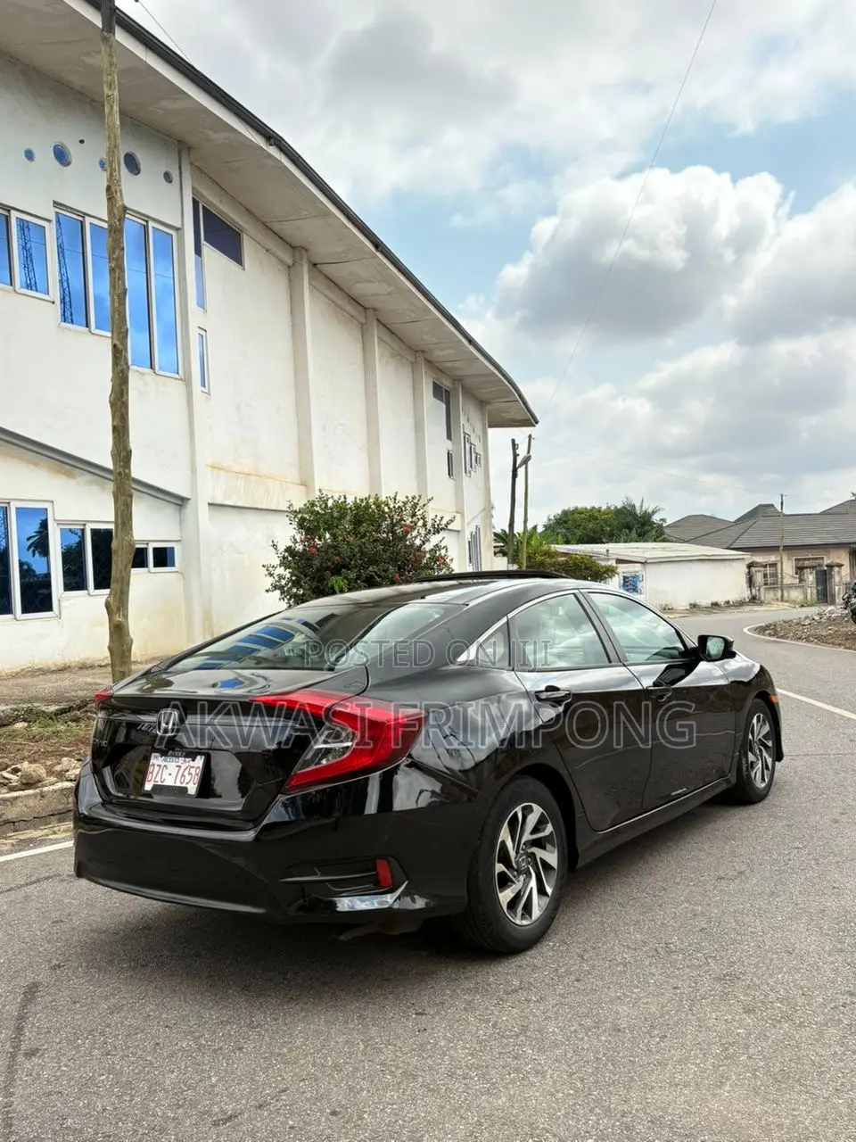 Honda Civic EX-L Sedan 2018 Black