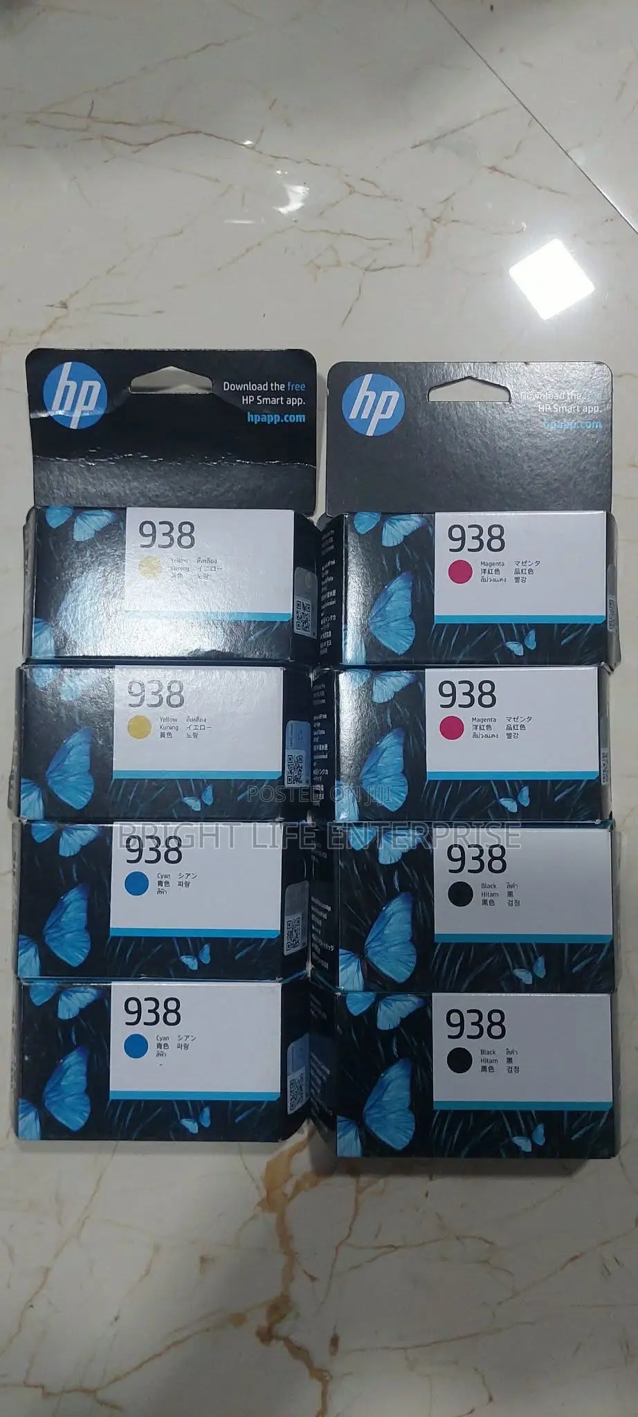 Hp 938 Colors Original Ink Cartridge