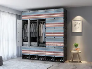 25 Cubes Modular Wardrobe With Shoe Rack