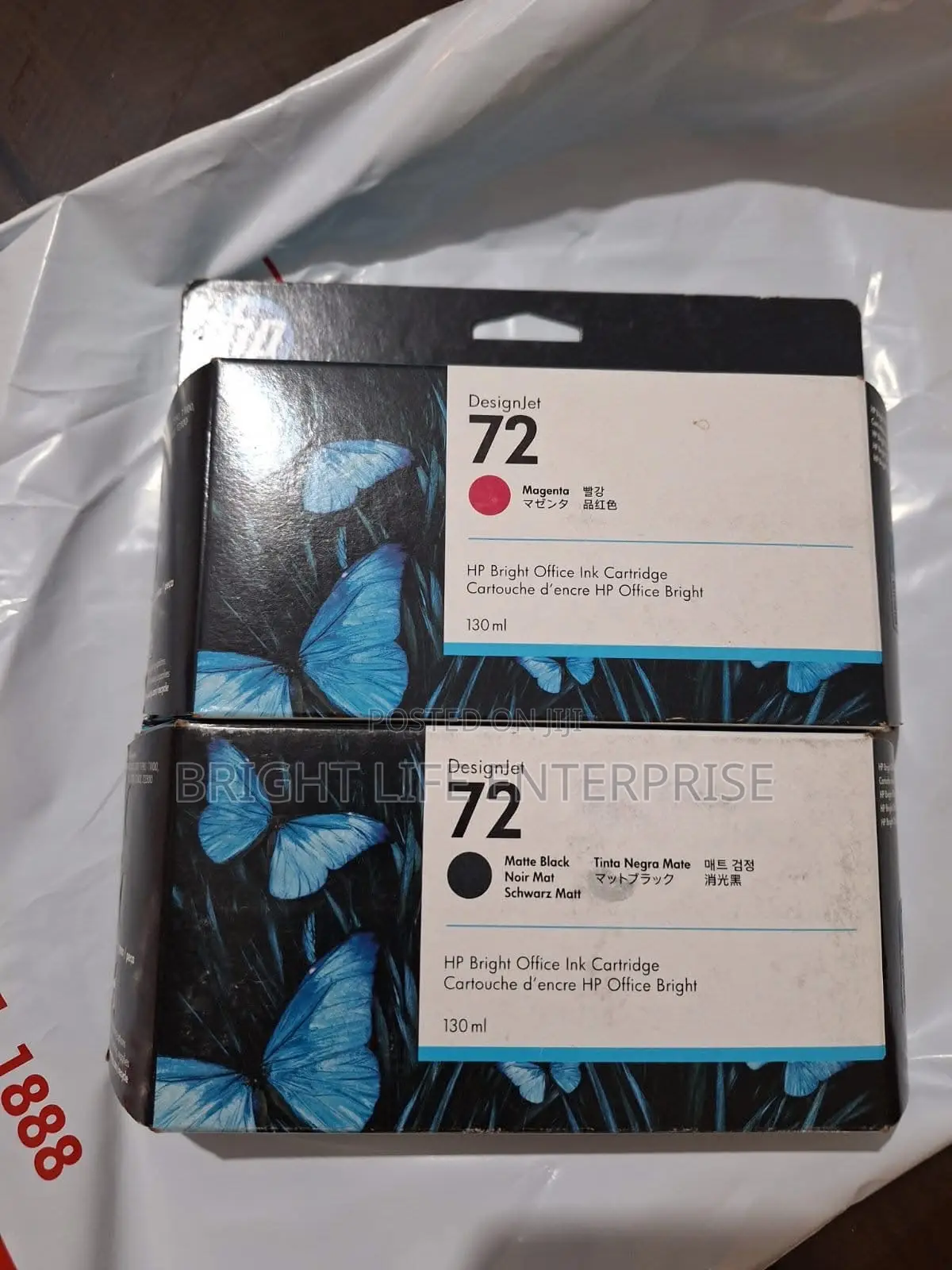 Hp 72 130ml Ink Cartridge Grey | Matte Black | Cyan | Magenta |