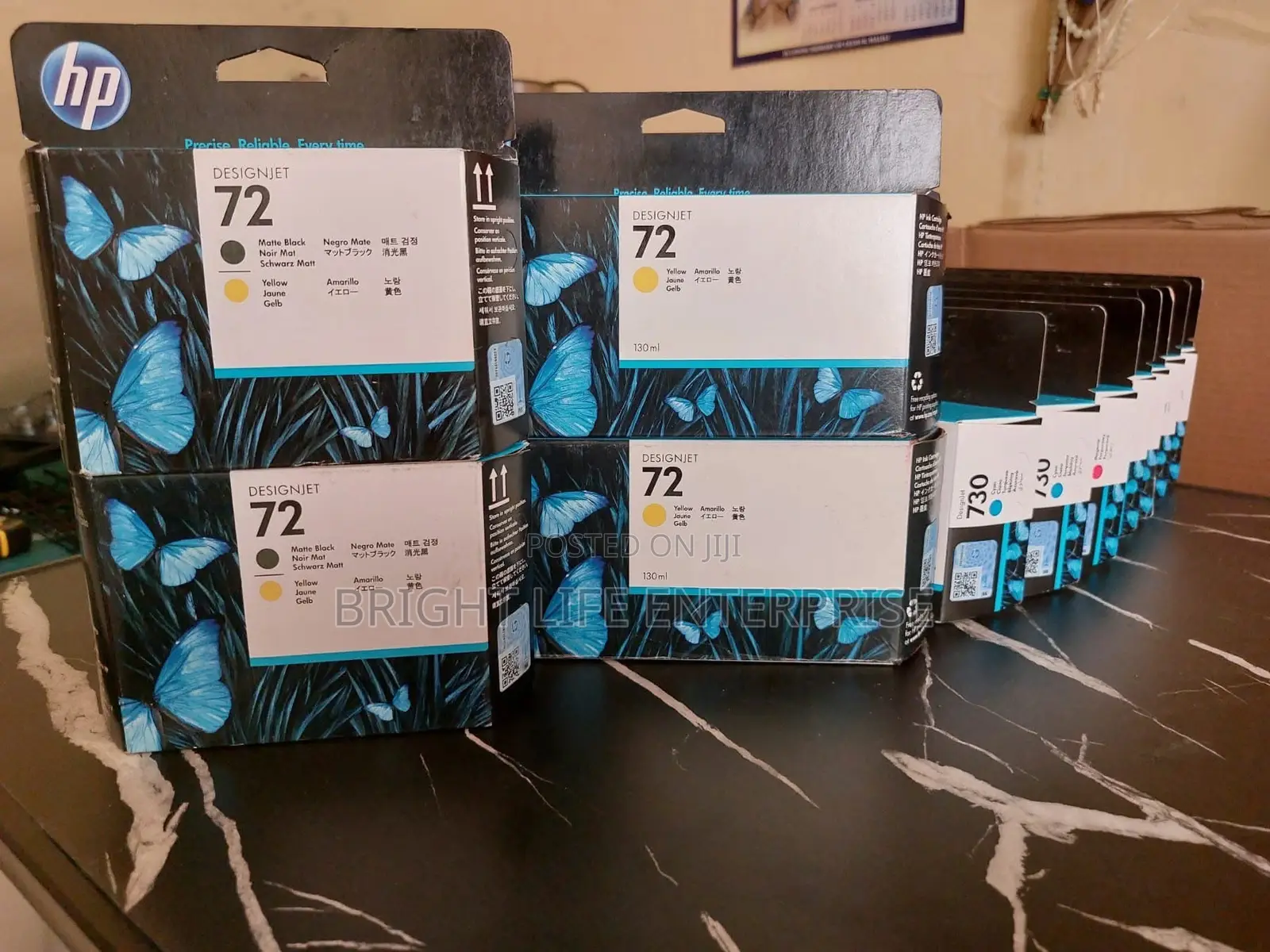 Hp 72 Matte Black and Yellow Printhead