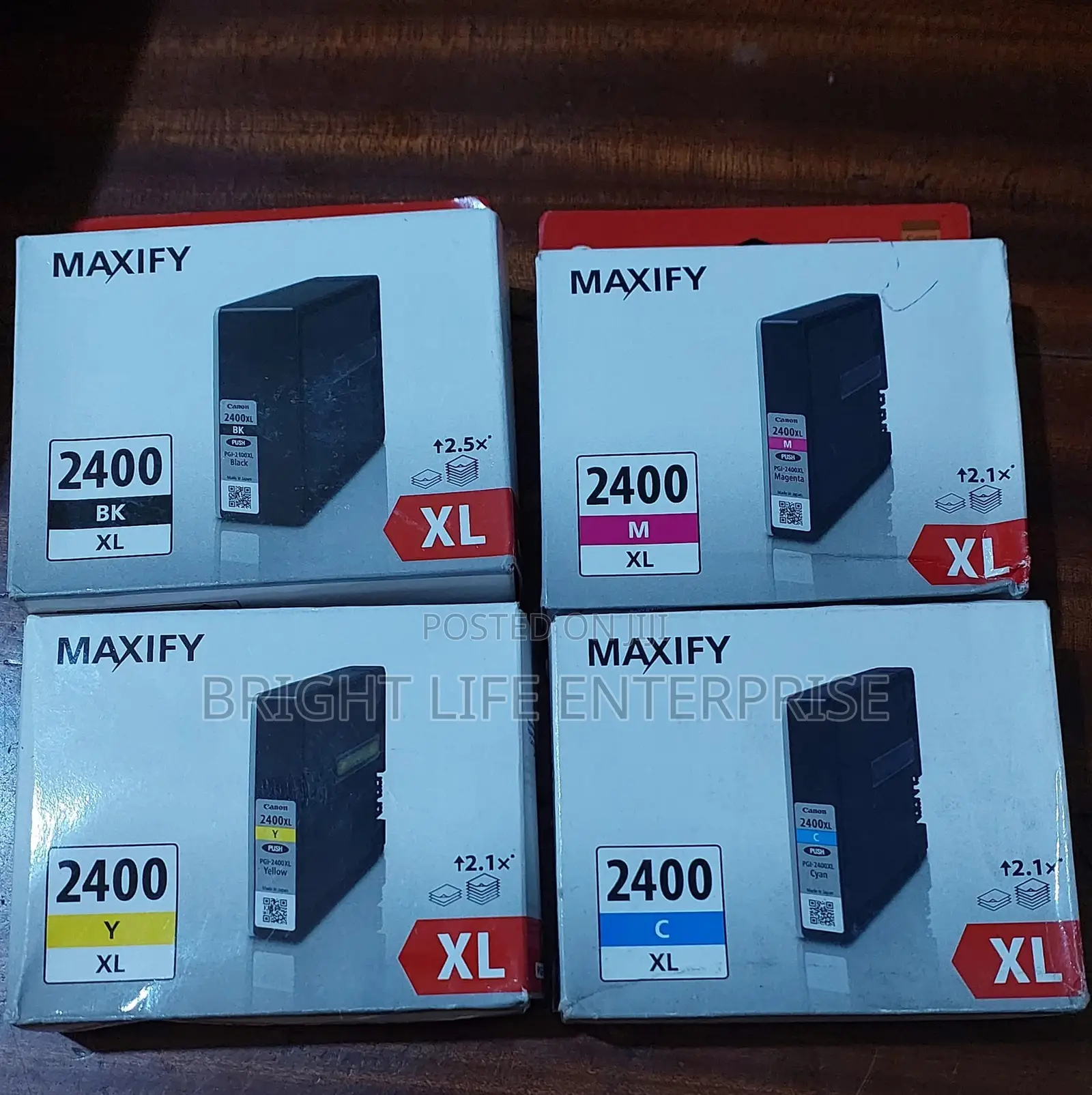 Canon Maxify 2400 Black Xl Cyan Xl