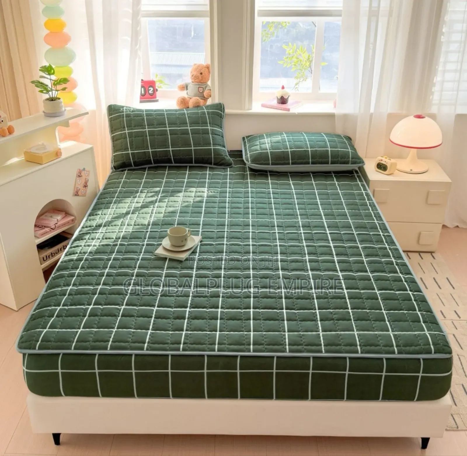 Luxury Cotton Bed Cover With Matching Pillowcases