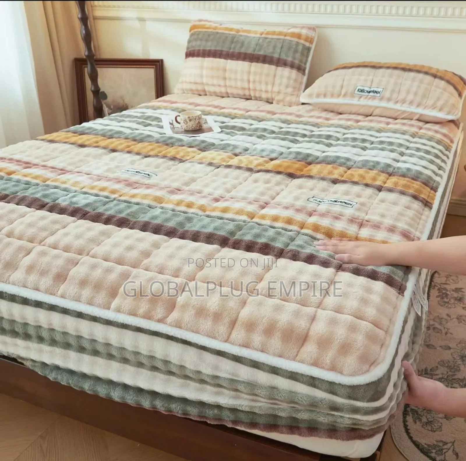 Pure Cotton Bed Cover Set – Multiple Designs Available