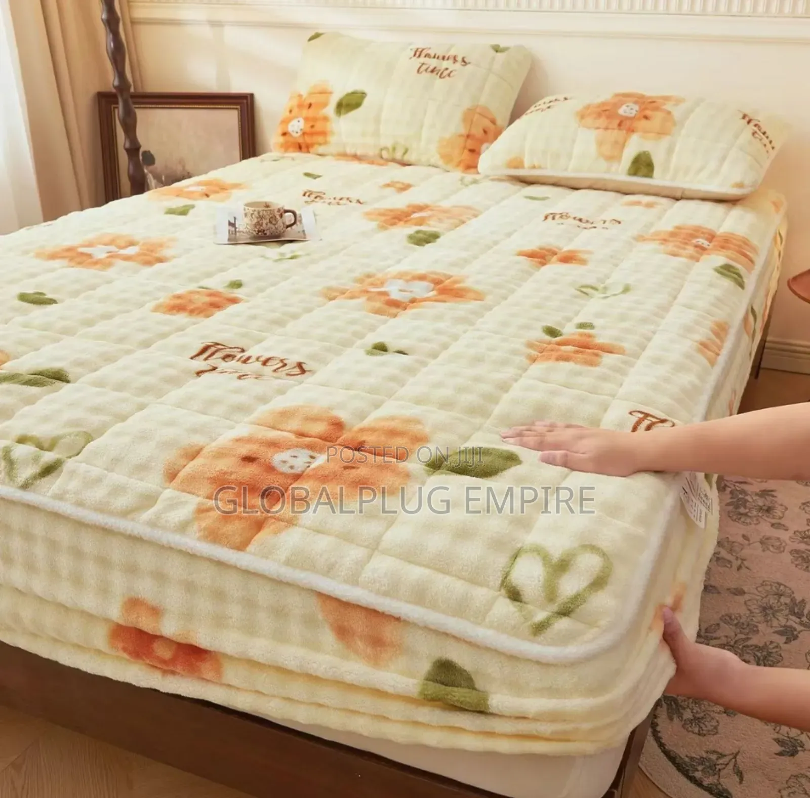 Luxury Cotton Bedspread Set With Pillowcases
Description