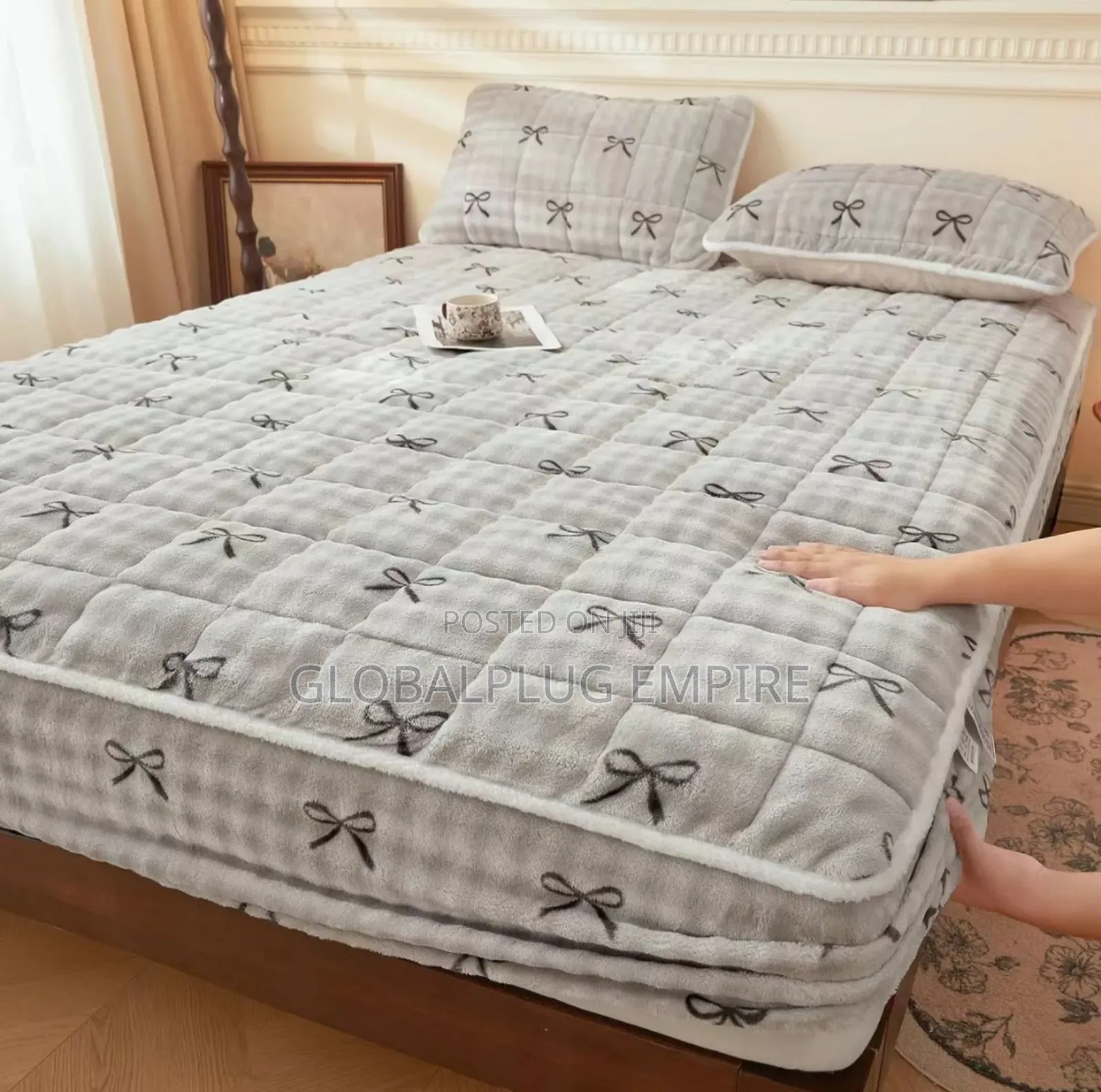 Luxury Cotton Bedspread Set With Pillowcases
Description