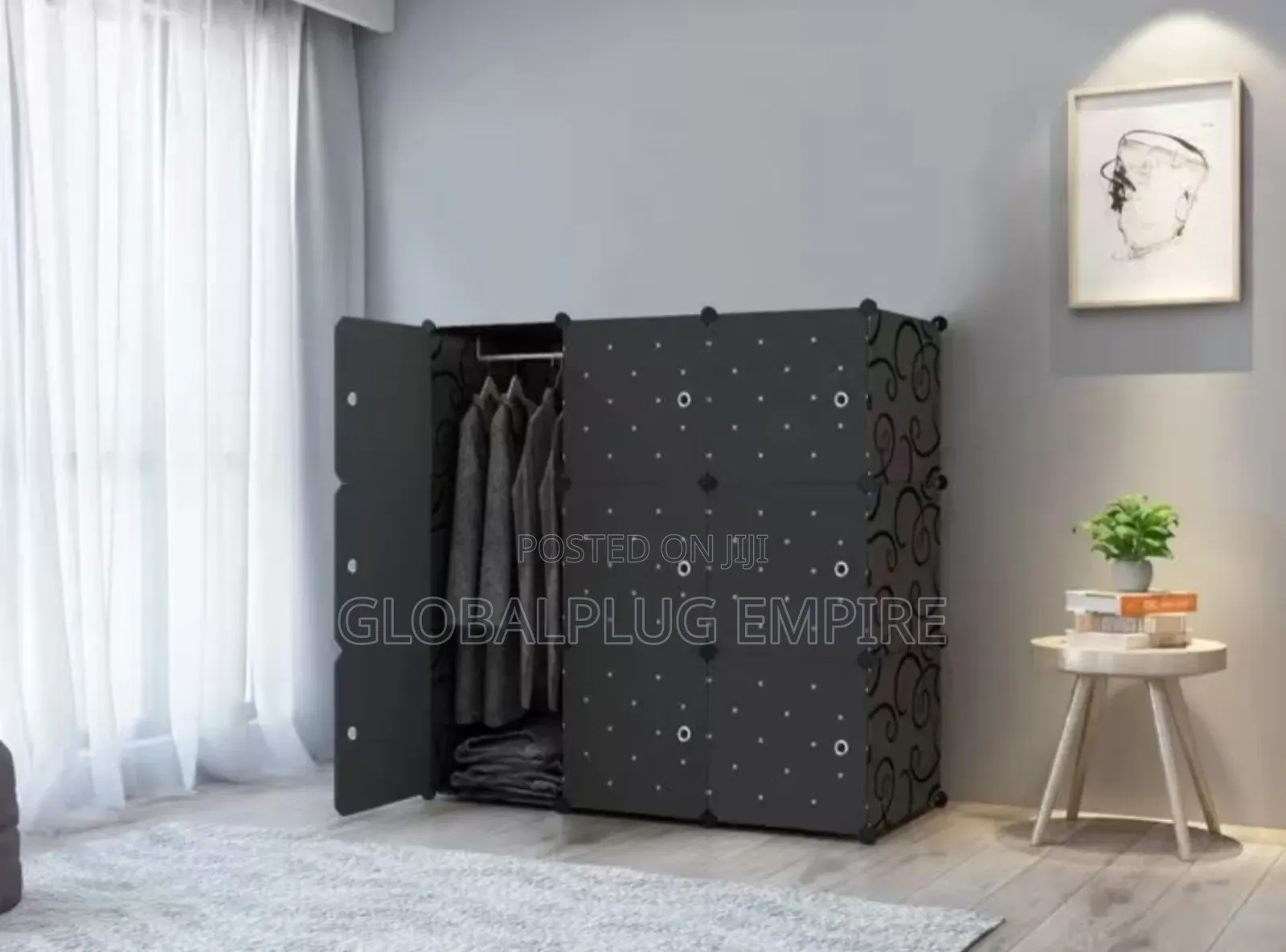 8-9 Cube Wardrobe With Shoe Rack – Stylish Spacious