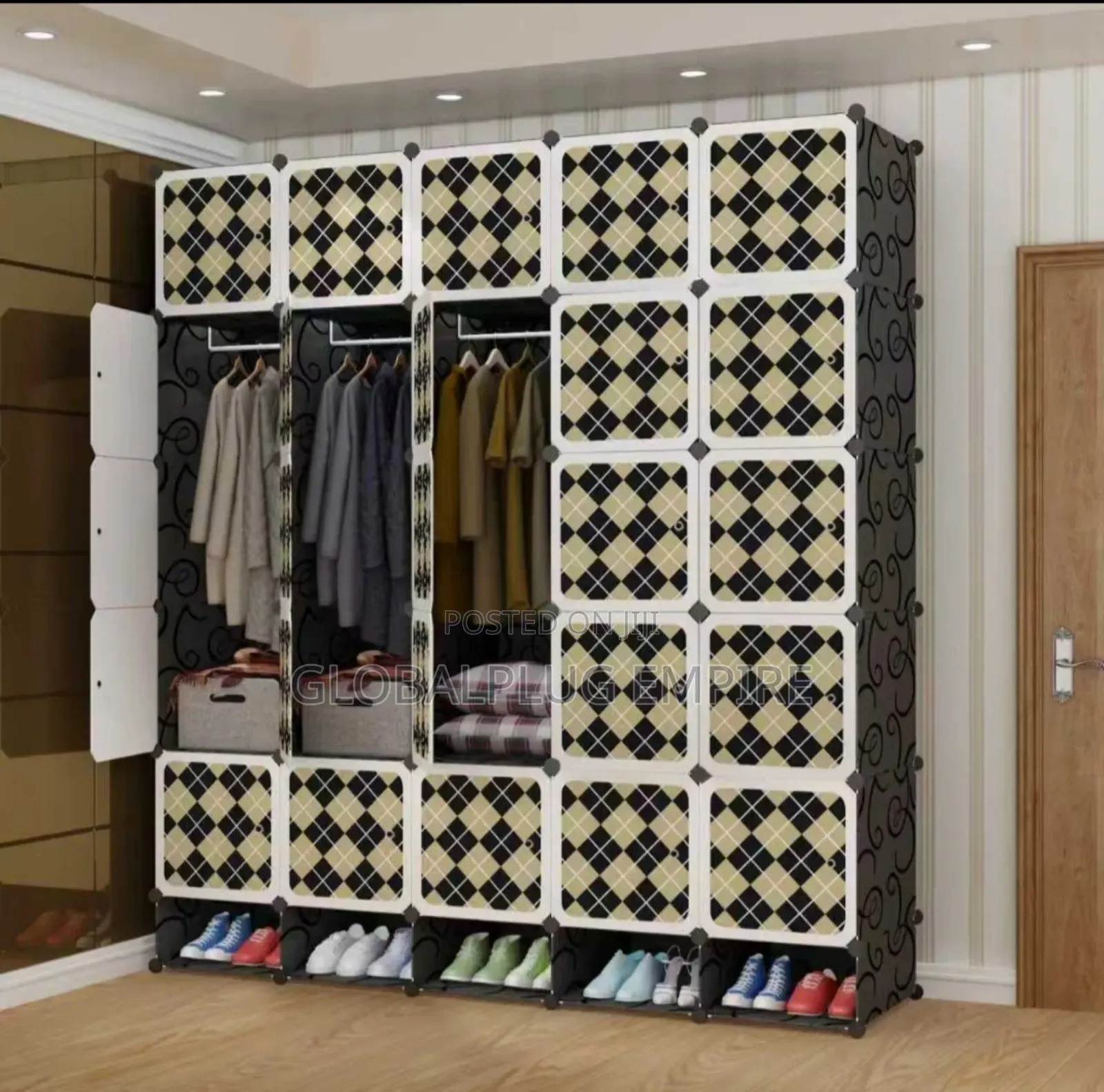 30-Cube Plastic Wardrobe Ultra-Spacious Stylish