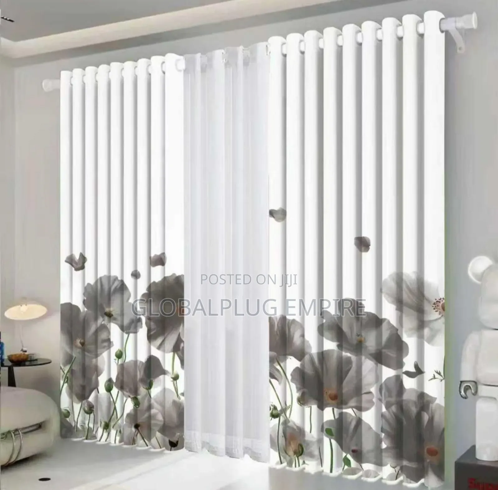 3-in-1 Beautiful Curtains Stylish Elegant