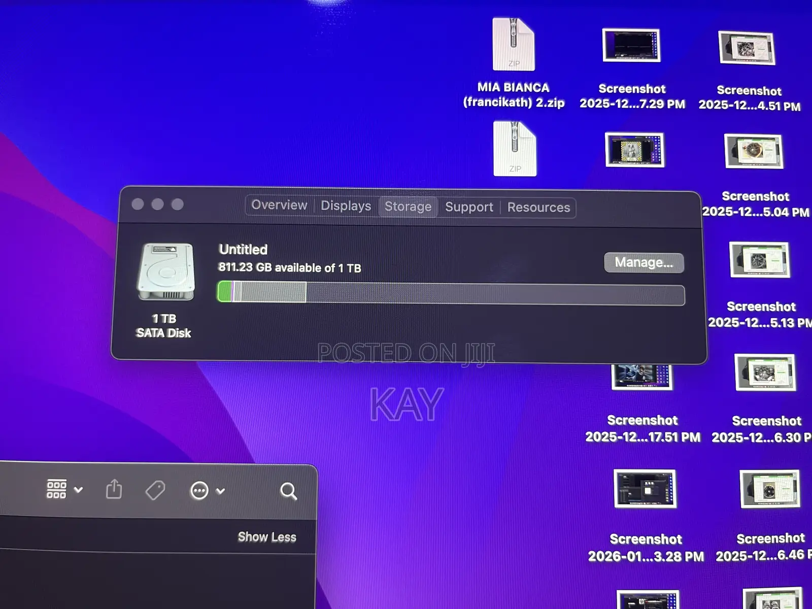 Desktop Computer Apple iMac 8GB Intel Core i5 SSD 1T