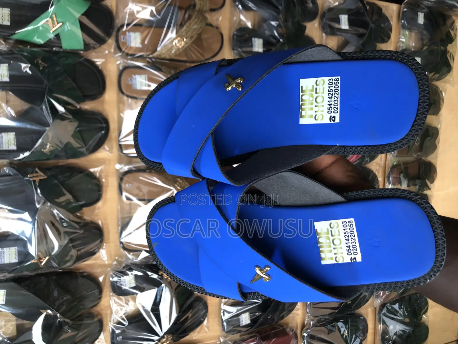 Male Leather Slippers