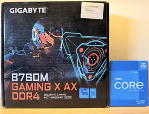 I5-12600k 12th Gen Processor + Gigabyte B760 Wifi Board