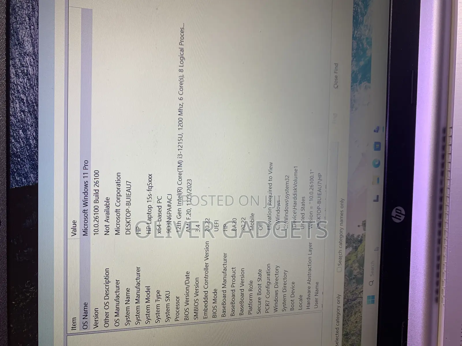 Laptop HP Pavilion 15 8GB Intel Core I3 SSD 256GB