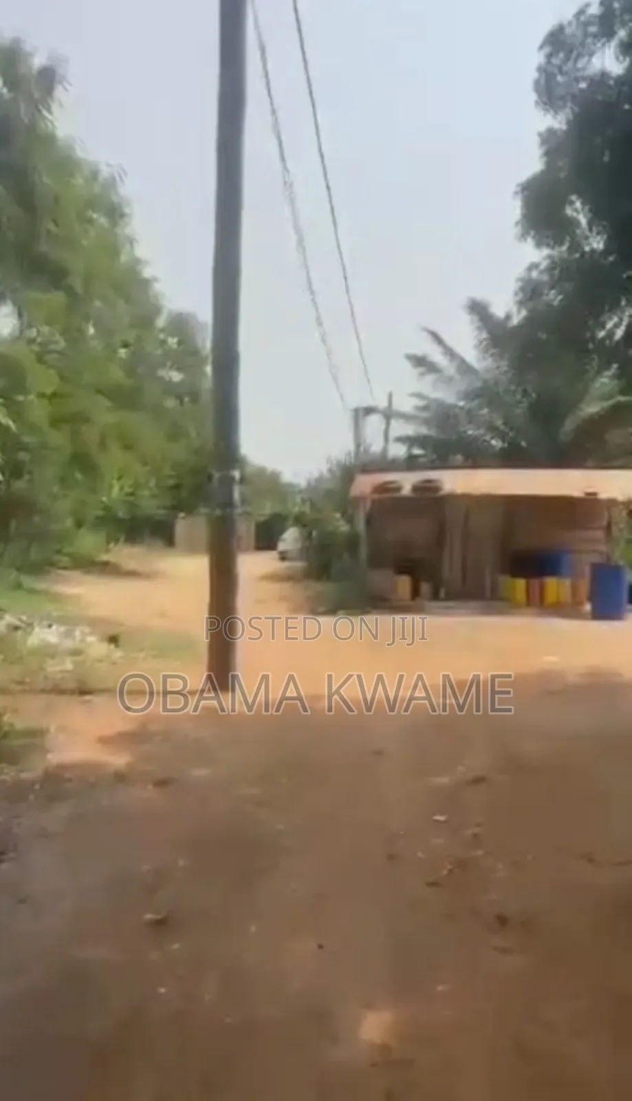 Title 6 Plots of Roadside Land for Sale at Adenta Housing Down